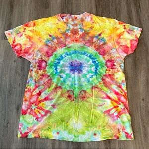 Handmade Watercolor style Tie Dye T-shirt size Large